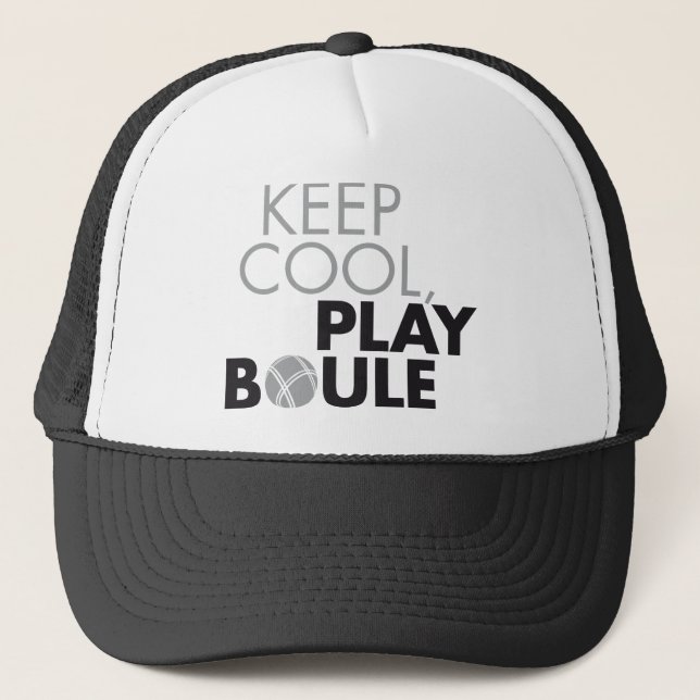 Boné Keep genial boule, play (Frente)
