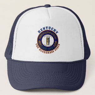 BONÉ KENTUCKY BLUEGRASS STATE FLAG TRUCKKY HAT