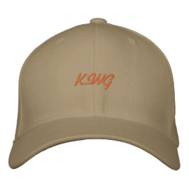 Boné Khaki Color King Text com a Wool Básica Flexfit