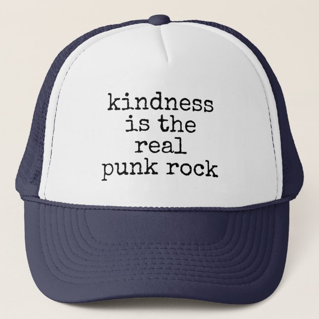 Boné Kindness Is The Real Punk Rock (Frente)