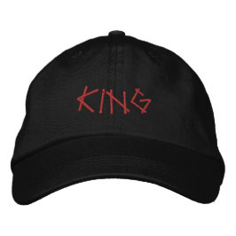 Boné KING Custom Black-Hat para uma moda em negros