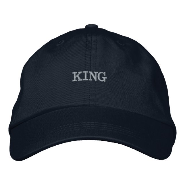 Boné KING Esportes Funcionário Estudante Crie Seu Própr (Frente)