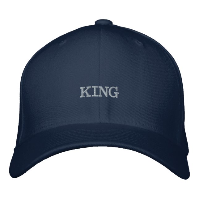 Boné KING Navy-Hat Tamanho M Elegante Diária Clássico (Frente)