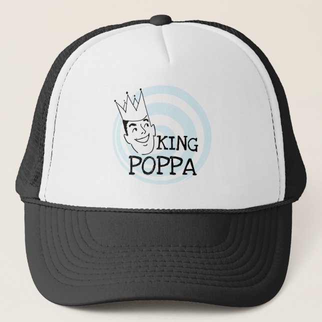 Boné King Poppa T-shirts e presentes (Frente)