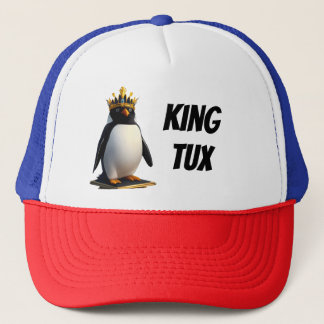 Boné King Tux Linux Penguin Hat