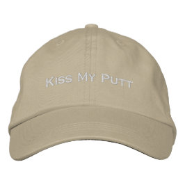 Boné 'Kiss My Putt' Playful Dad Golf Style Funny Sport