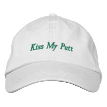 'Kiss My Putt' Playful Dad Golf Style Funny Sporty