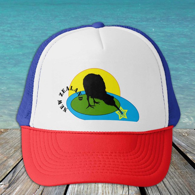 Boné Kiwi - Moda das Aves da Nova Zelândia /Trucker Hat (Criador carregado)
