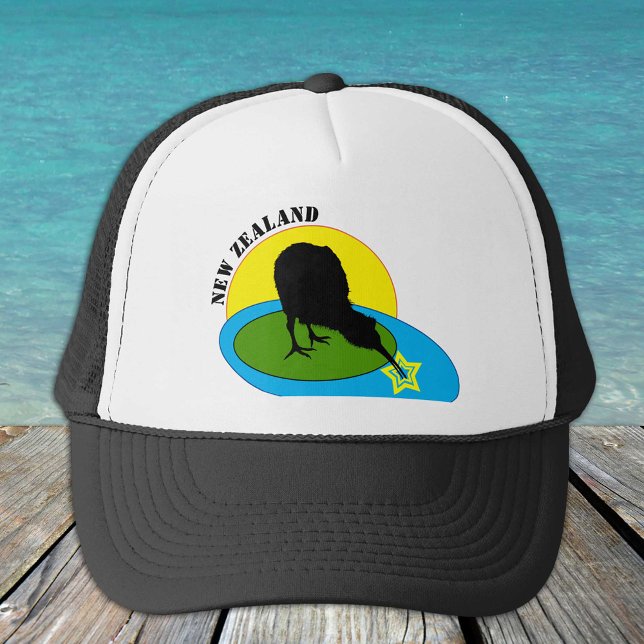 Boné Kiwi - Neozelandês Bird & Bro Fashion/Trucker Hat (Criador carregado)