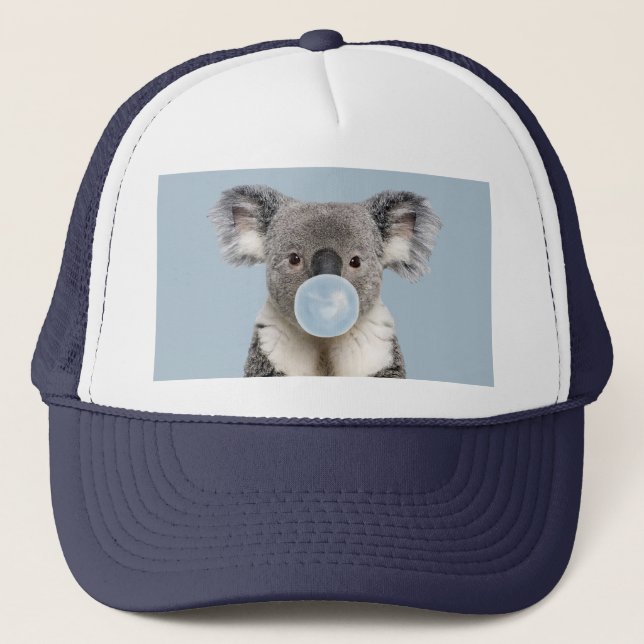 Boné Koala soprando uma pastilha azul (Frente)