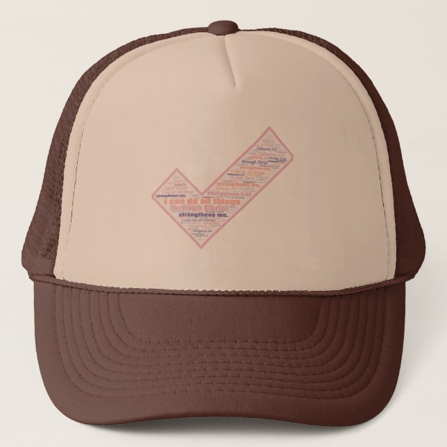 Boné Konymoi "Eu posso fazer tudo" Trucker Hat (Frente)
