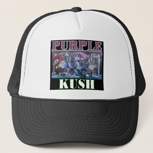 BONÉ KUSH ROXO (Frente)