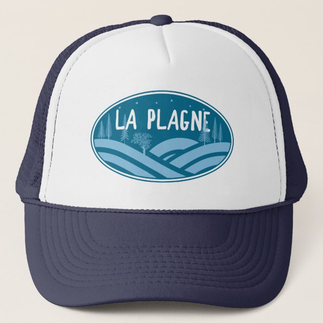 Boné La Plagne França Ao Ar Livre (Frente)