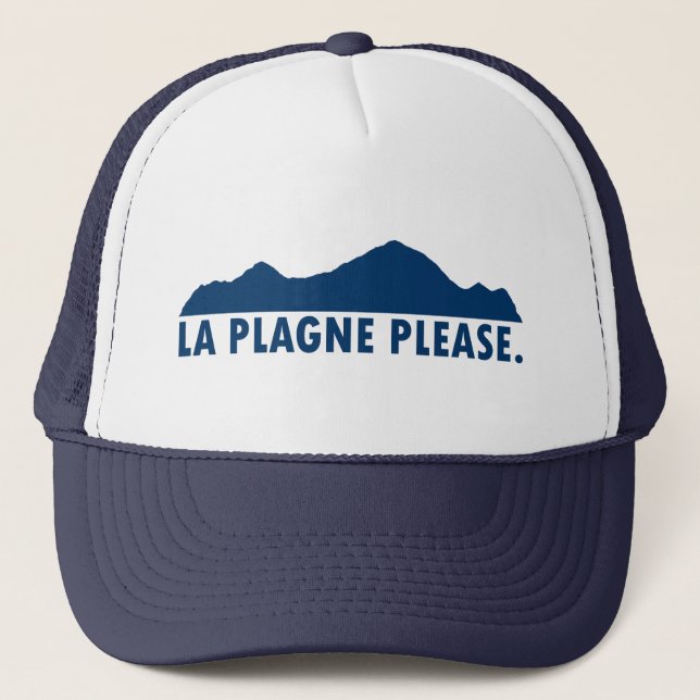 Boné La Plagne França Por favor (Frente)