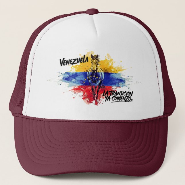 Boné “La Transición ya comenzó” – Orgullo Venezolano (Frente)