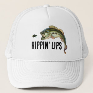 Boné Lábios De Rippin, Bass De Pesca De Largemouth Hat