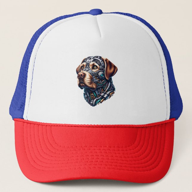 Boné Labrador Lover Android Inspirou Arte (Frente)