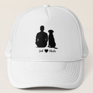 Boné Labrador Retriever Personalizado Cachorro E Dono M