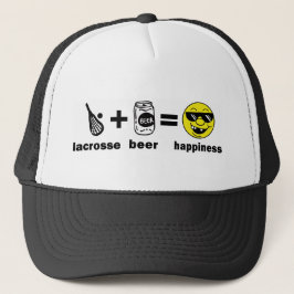 Boné Lacrosse das camisetas engraçadas + Cerveja =