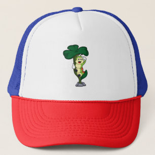 Boné Lagarta com Folha