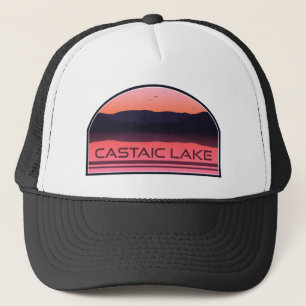 Boné Lago Castaic Califórnia Red Sunrise