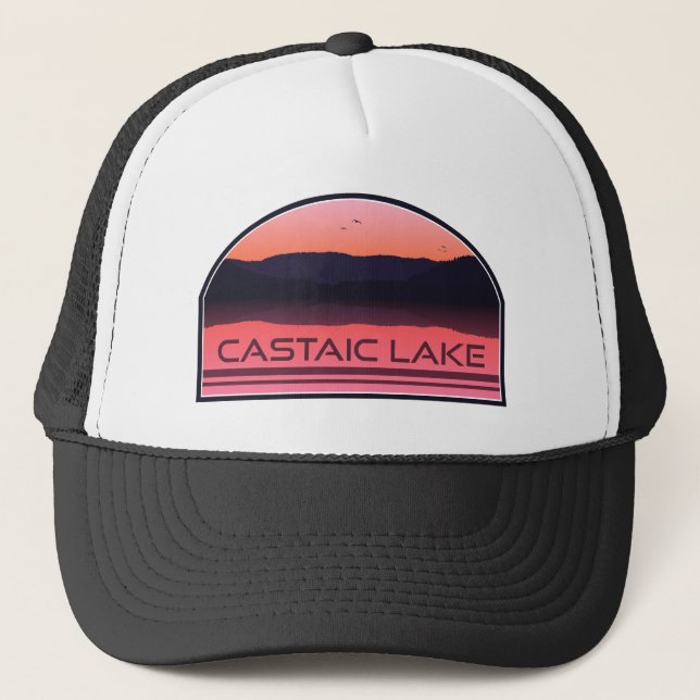 Boné Lago Castaic Califórnia Red Sunrise (Frente)
