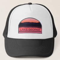 Lago George New York Red Sunrise