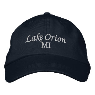 Boné Lago Orion Michigan Boriderado Baseball Hat