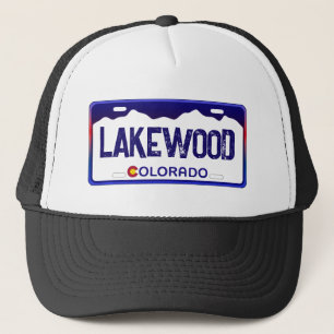 Boné Lakewood Colorado com placa azul