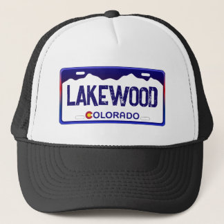 Boné Lakewood Colorado com placa azul