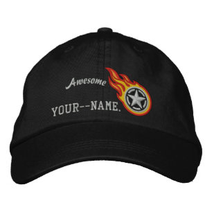 Boné Lâmpada personalizada para foguetes de estêncil de
