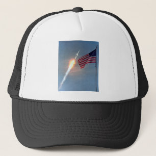 Boné Lançamento de Apollo 11, com bandeira, NASA