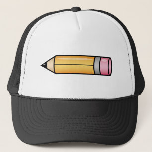 Boné Lápis de desenho amarelo