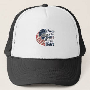 Boné Lar Patriótico dos Livres Capacete Corajoso Camisa