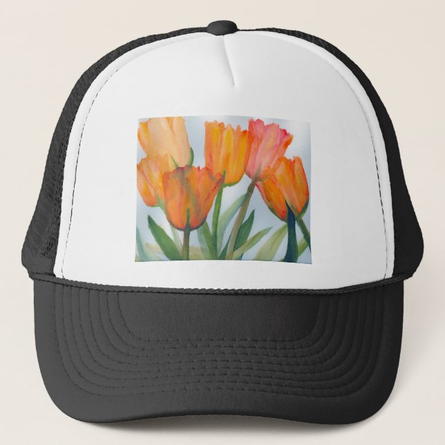 Boné Laranja Citrus Tulips (Frente)