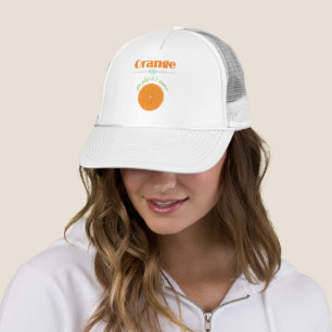 Boné Laranja Você Alegra Que É Graduação De Verão