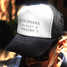 Boné Latitude Yokohama e Longitude