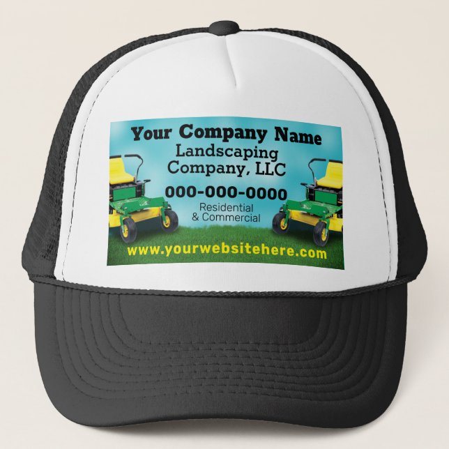 Boné Lawncare Landscaping Grass Cutting (Frente)