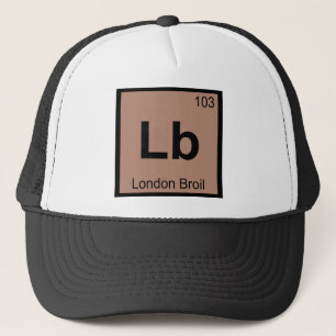 Boné Lb - Química do London Broil Símbolo da Tabela Per