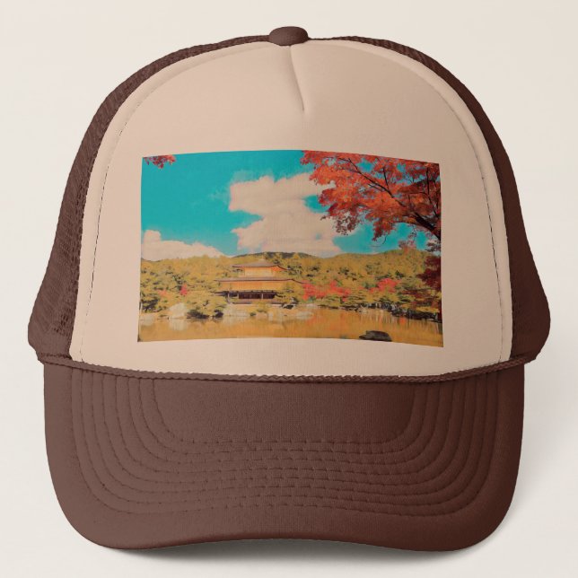 Boné ldp Quioto - KINKAKU - Pavilhão do Ouro - (Frente)