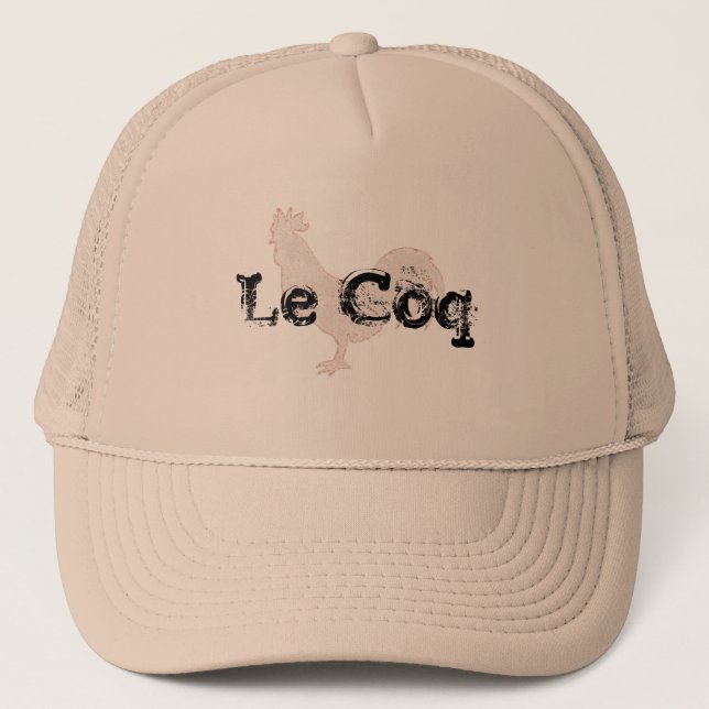 Boné Le coq Hat design com brincadeiras engraçadas (Frente)