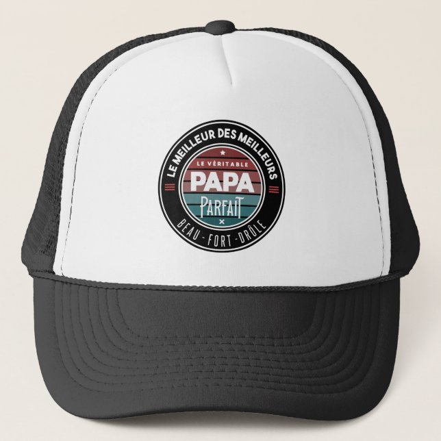 Boné Le véritable papa parfait (Frente)
