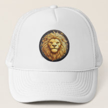 Leão Dourado Dentro do Círculo Cósmico