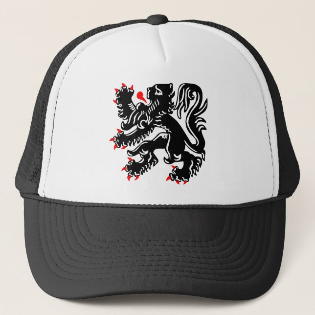Boné Leão flamengo (Frente)