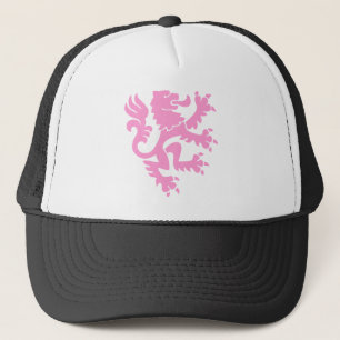 Boné Leão Heráldico 01 - Rosa