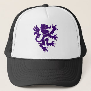 Boné Leão Heráldico 01 - Roxo Profundo