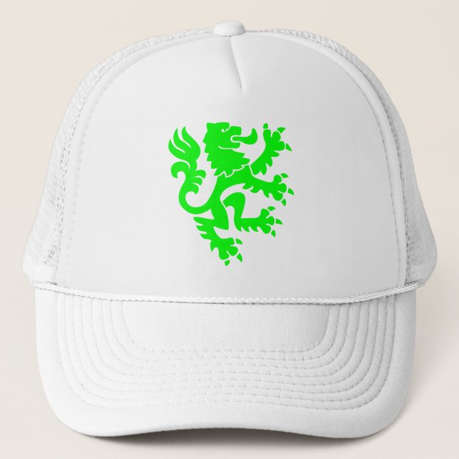 Boné Leão Heráldico 01 - Verde (Frente)