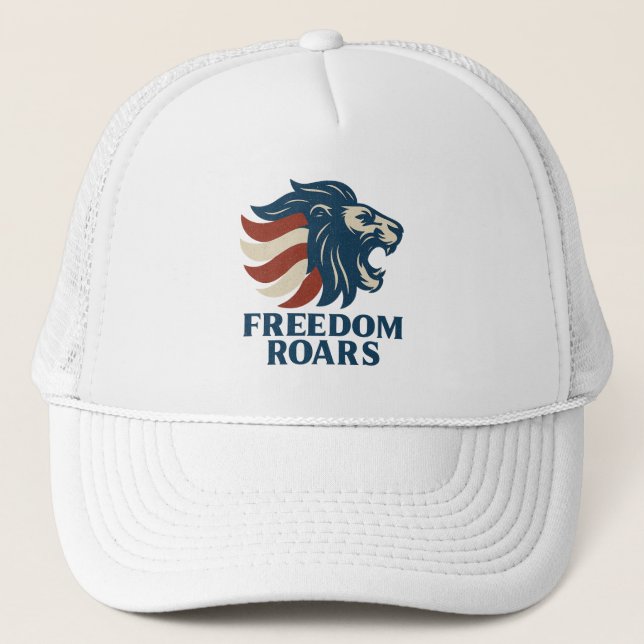 Boné Leão Patriótico Liberdade Rugindo (Frente)