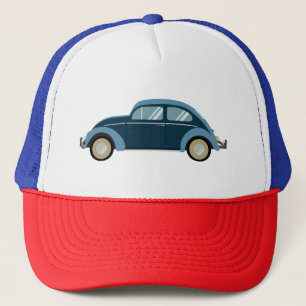 Boné legal carro retrô azul com algemas