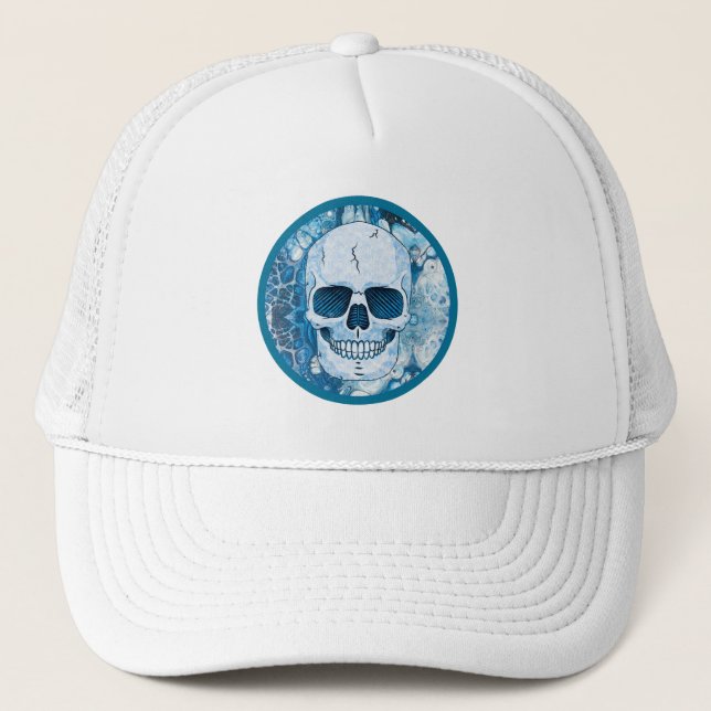 Boné Legal crânio azul (Frente)